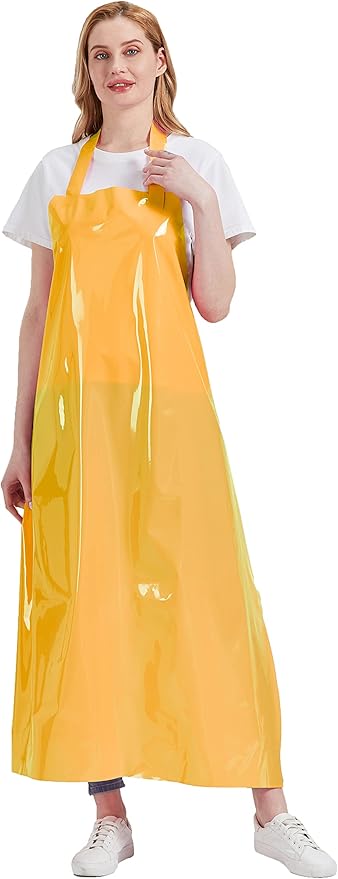 Nanxson TPU Waterproof Apron Lightweight Work Apron with Adjustable Buckle for Pet Bathing,Dishwashing,Butchers,Housework
