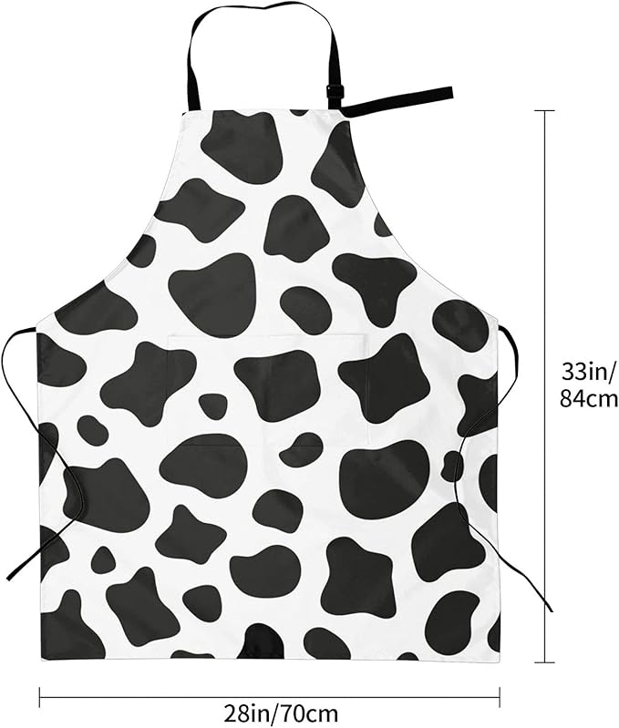 Perinsto Waterproof Apron With 2 Pockets Kitchen Chef Aprons Bibs For Cooking Baking Painting Gardening Grooming