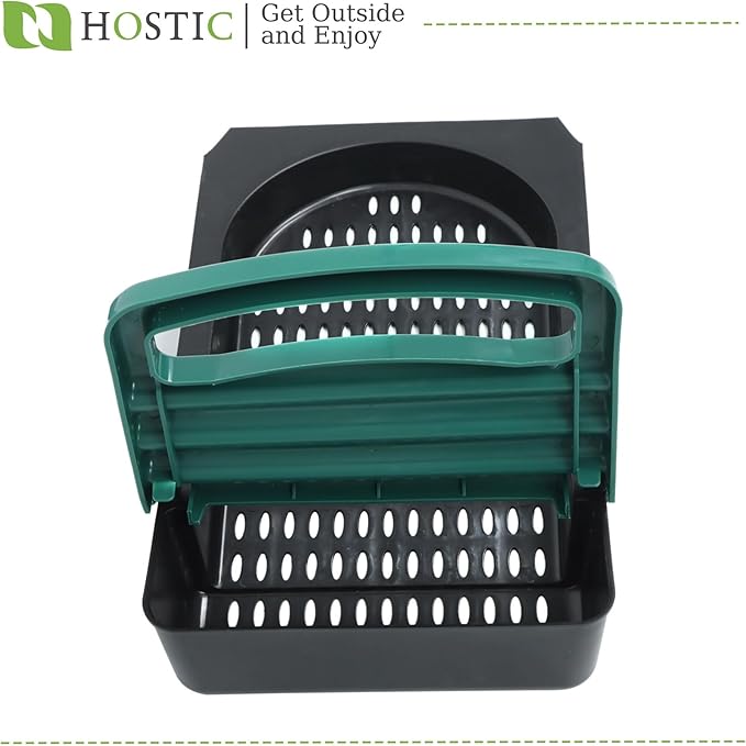 Green Chicken Nesting Boxes with Metal Legs 3 Holes Nesting Boxes for Chickens Roll Out Tray
