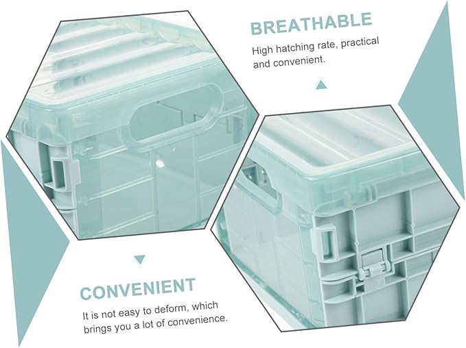 Toyvian 1set Plastic Parrot Incubator with Heating Pad Brooder Box for Birds Chickens and Ducklings Portable Easy to Clean Wear-Resistant Design for Home Use