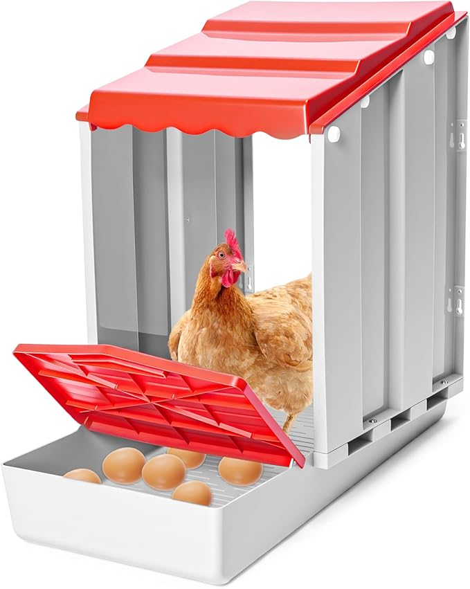Chicken Nesting Box,Single-Pack Freely Combinable & Easy to Assemble Nesting Boxes for Chickens