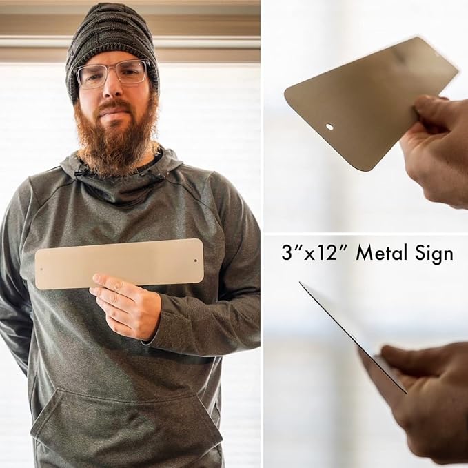 Distressed White With Black Edge Farmhouse-ish A Rustic Dwelling Minus Farm Animals, Barn, And Actual Farm Metal Street Sign Plaque