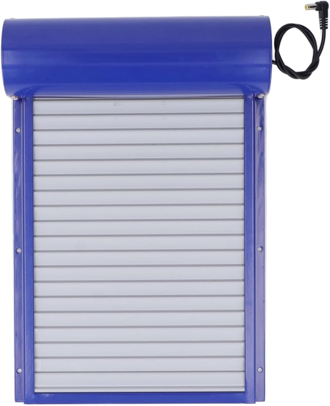 TOPINCN Automatic Chicken Coop Door with Timer, Protect Poultry from LED Display Controller, Iron Sheet Metal Frame, for Chicken, Duck and Goose (US Plug)