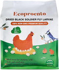 5LB Dried Black Soldier Fly Larvae – High Calcium Chicken Treat for Laying Hens, Ducks & Wild Birds, 85X More Calcium Than Mealworms, Premium High-Protein Poultry Snack