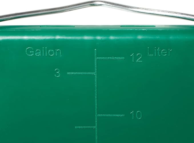 Farm Innovators FB-80 Heated Flat-Back Plastic Bucket, Hanging Water Bucket with Built-in Thermostat and 70W Cord, 3 Gallons
