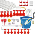 Complete Set Automatic Chicken Waterer Cups with PVC Pipe,Chickens Water Cups, Chicken Waters,Poultry Waterer,Chickens Watering System,Poultry Waterer,Durck Watering System,for quails, geese and ducks
