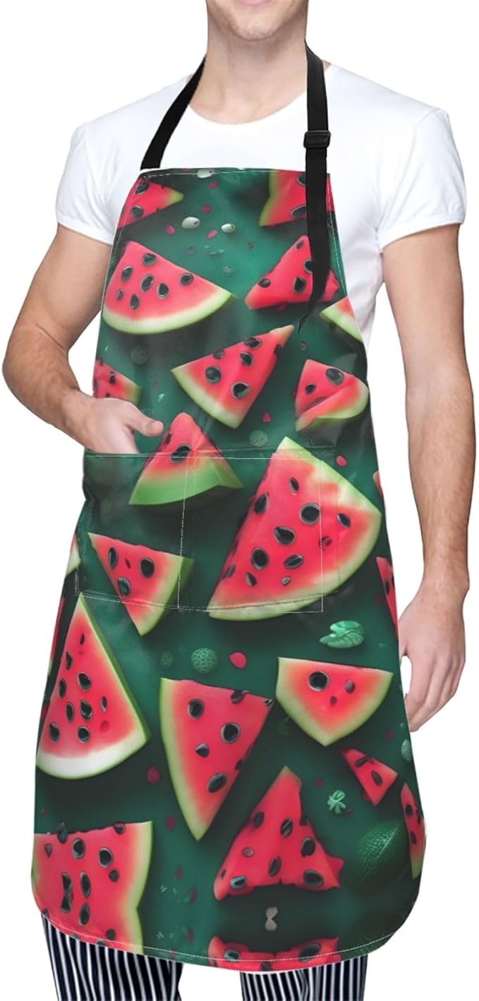 Multidimensional Space Heavy Duty Waterproof Apron with Pockets for AdultsResistant Grilling, Gardening, Painting