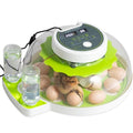 18 Eggs Professional Egg Incubator - Automatic Turning, Precise Temperature & Humidity Control, Egg Candling, 360 - Degree View, Ideal for Farms and Laboratories