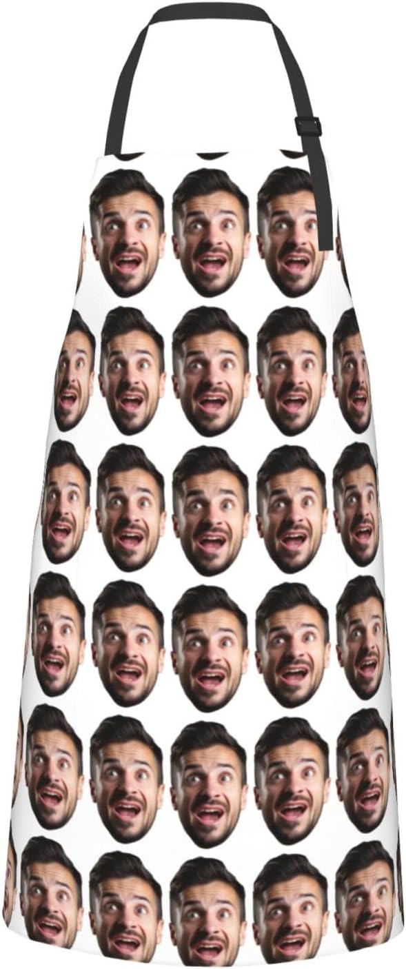 Shark Jumping Home Aprons 2 Pockets 33"×28" for Men Women, Ocean Sea Waterproof Kitchen Cooking Bib