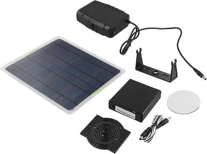 20W Solar Panel Heater, Monocrystalline PET Polysilicon, Dual USB Ports, Waterproof DC Head For Outdoor Camping, RVs, Winter Pet Houses(20W)