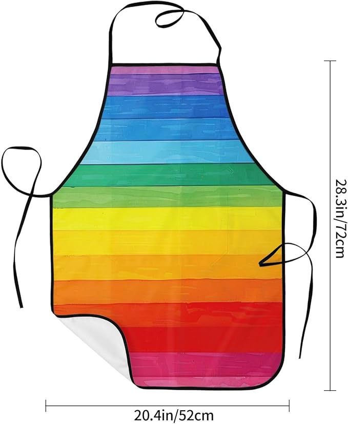 Cute Colorful Dog Paw Printed Unisex Bib Aprons BBQ Cooking Kitchen Aprons for Women Men Chef