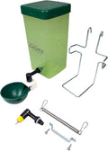 Hen's Choice™ 1L (32 oz) Drinker W/Cup, Nipple, & Wire Bracket for Chicks & Small Animals, Chicken Waterer, Green