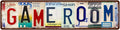 Vintage Game Room Metal Tin Signs Street Signs Man cave Home Wall Decor 16 x 4 Inches