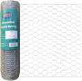 20GA Galvanized Hexagonal Poultry Netting Chicken Wire 18 inches x 150 feet x 1 inch Mesh