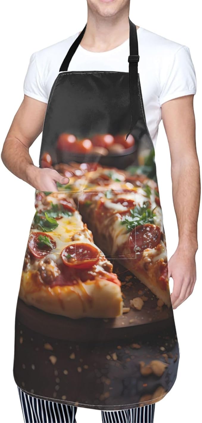 Tyrannosaurus rex Heavy Duty Waterproof Apron with Pockets for AdultsResistant Grilling, Gardening, Painting