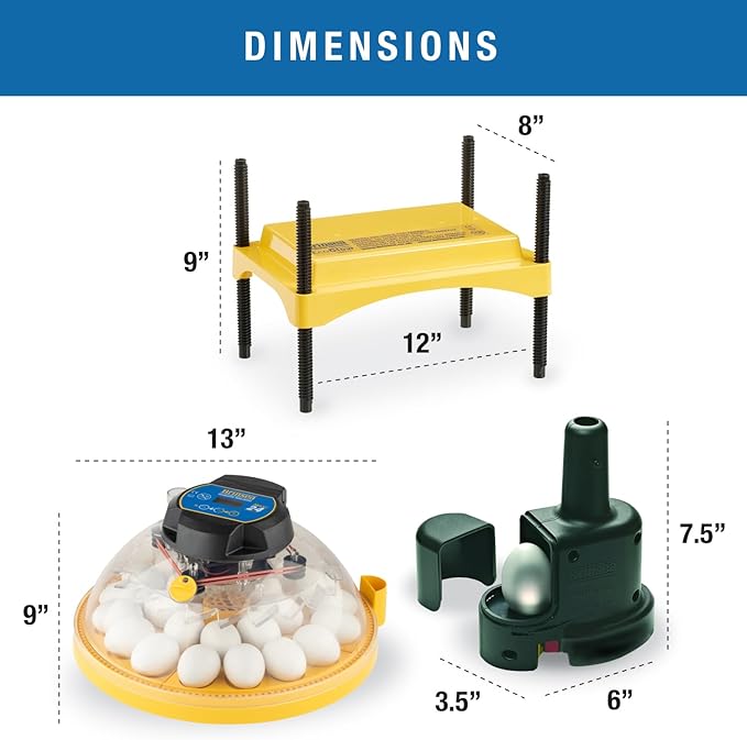 Brinsea Maxi 24 Advance Egg Incubator Classroom Kit Brooder Pack for Students with Lesson Plan, Egg Scope, EcoGlow Brooder, Plastic Chick Enclosure, Feeder and Drinker for Hatching Chicks, Ducklings