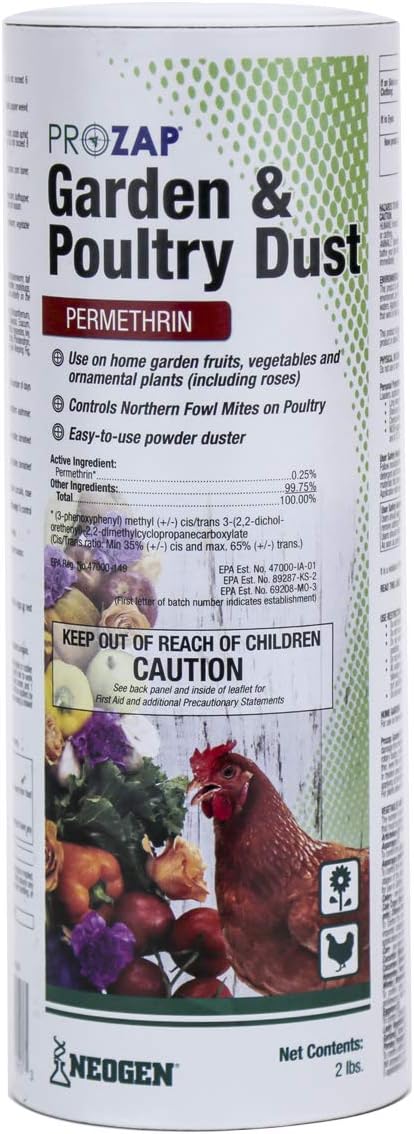 Prozap 1499540 Garden & Poultry Dust For Insects, 2 Lb