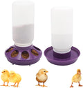 Chick Feeder and Waterer Kit - 1L Feeder and Waterer for Duck Brooder, Quail