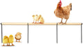 Chicken Coop Accessories, Extra Long Wooden Chicken Roosting Perch with Metal Stakes, Roosting Bars for Chickens in Coop, Chicken Enrichment Toys