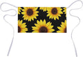 Unisex Apron for Cooking Server Waitress Half Waist Apron with 3 Pockets