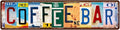 Vintage Coffee Bar Metal Tin Signs Street Signs Home Coffee Bar Wall Decor 16 x 4 Inches