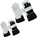Daniel Smart Men & Women Goatskin Working Glove Lightweight Leather Safety Gloves for construction, gardening outdoor Work