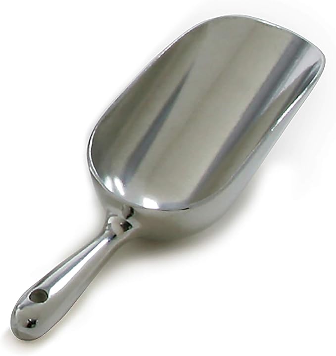 Norpro Heavy Duty Scoop, Die-Cast Aluminum, 38 oz, Silver (9003)
