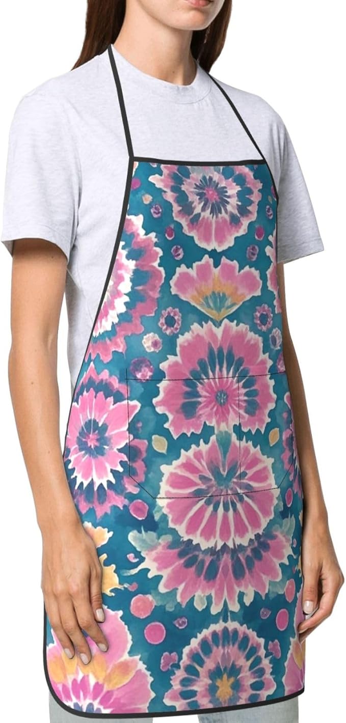 Waterproof Apron Adjustable Bib for Women Men Tractor farm Cooking Aprons Chef Bibs with 2 Pocket