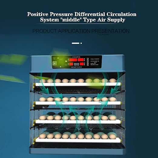 Digital Egg Incubator with Automatic Turning, Temperature & Humidity Control for Chicken Duck Goose Quail(3 Layer)
