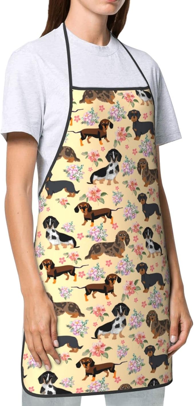 Apron Adjustable Waterproof Apron for Men Women Kitchen Cooking Baking Gardening Working Bib Apron