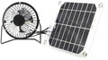 Solar fan 5W 4 inch free energy for Greenhouse motorhome House Chicken House outdoor Home cooling chicken coop by Seddex