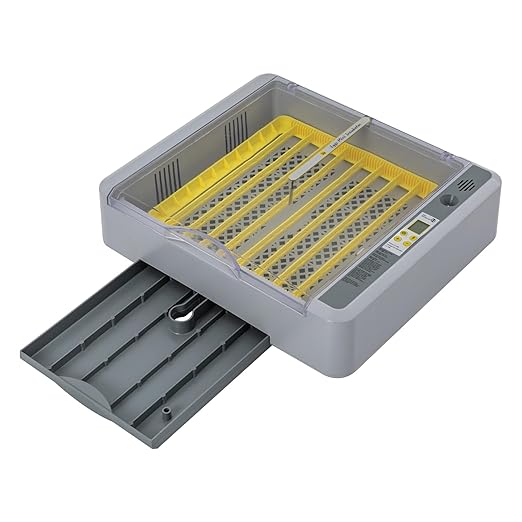Eggs Automatic Incubator, 195V 70W Fully Automatic Egg Hatching Incubator 36 Eggs Incubator Poultry Hatcher w/Automatic Turning & Temperature for Hatching Duck & Goose Eggs (36 Eggs)