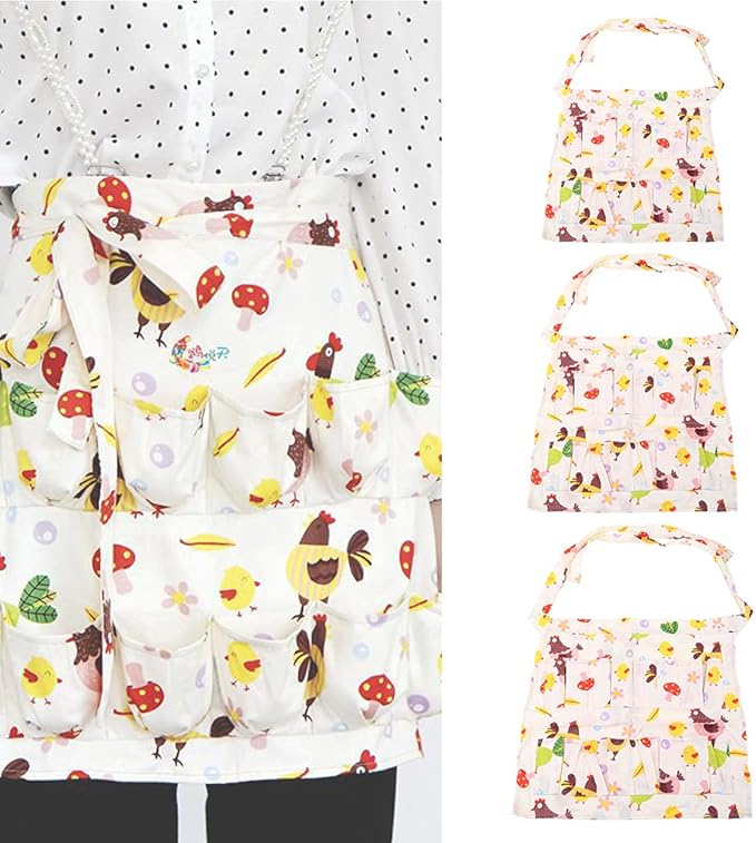 Collecting Apron Farm Work Gathering Aprons for Hen Duck Eggs Holder