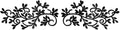 CREATCABIN Black Metal Vine Wall Decor Metal Leaf Wall Art Iron Symmetry Silhouette Tree Leave Plant Sculpture Artwork Sign Ornament Decoration for Living Room Office Garden Balcony 7.9 x 3.9 Inch
