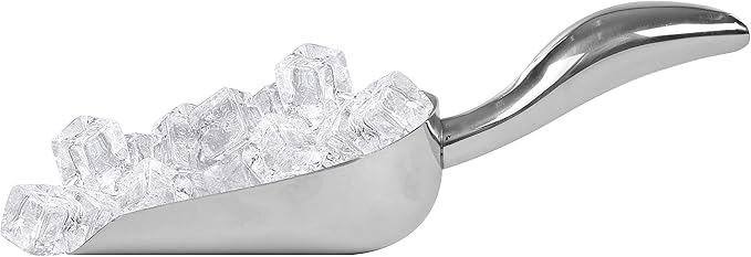 LEMONSODA Stainless Steel Utility Ice Scoop - 24 Ounces - Rustproof Metal - Great for Bar, Ice, Flour, Coffee, Containers - Bar Ice Scoop, Dry Bin, Dry Goods, Candy (12 Inches)