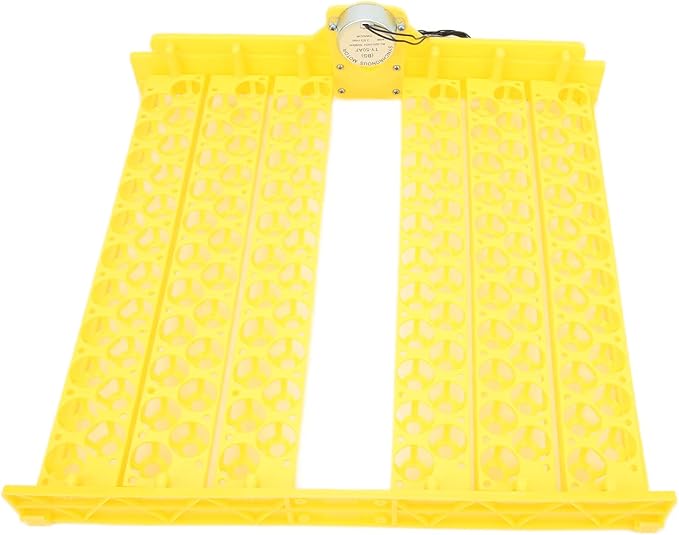 Depisuta Automatic Egg Incubation Tray, 132 Eggs Turning Tray with Even Heating for Chicken Duck Quail Incubators (12V)