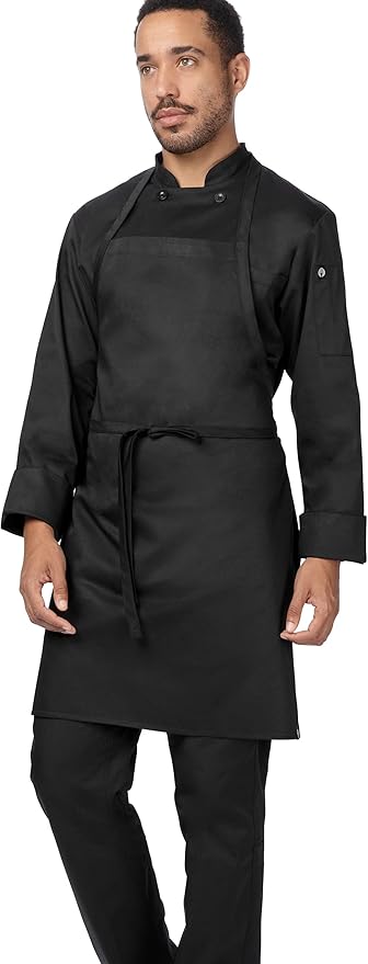Chef Works Unisex Sustainable Bib Apron, One Size