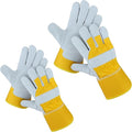 Daniel Smart Men & Women Goatskin Working Glove Lightweight Leather Safety Gloves for construction, gardening outdoor Work