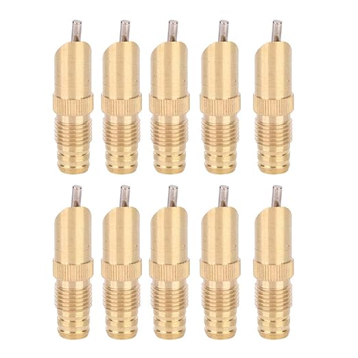 Dioche 1/4 Npt Th10Pcs Automatic Fox Drinker Nipple Waterer - SpillFree Watering System for Rabbits, Chickens, Ducks, and More - Easy to & Durable Material