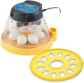 Brinsea Mini II Advance & Insert, Egg Incubator with Automatic Egg Turning and Temperature Control for Hatching 7 Eggs or up to 12 with Insert, Ideal Incubator for Hobbyists and More