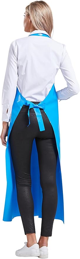 Nanxson TPU Waterproof Apron Lightweight Work Apron with Adjustable Buckle for Pet Bathing,Dishwashing,Butchers,Housework