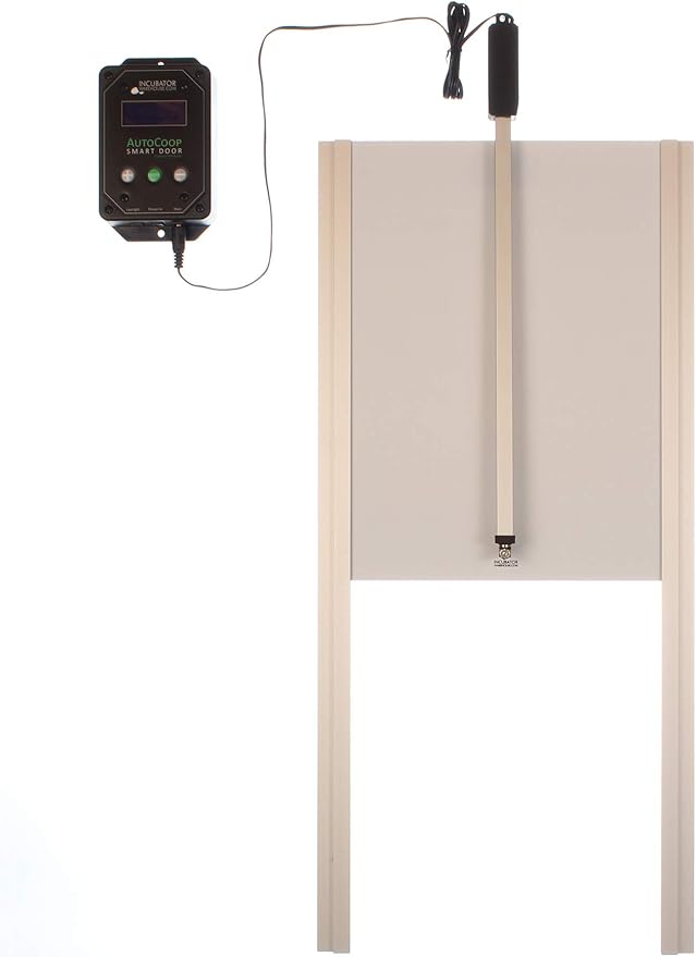 Incubator Warehouse AutoCoop™ Smart Door Kit, Fully Automatic Chicken Coop Door (Without Laylight)
