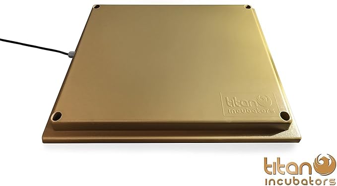 Titan Incubators Chick Heating Plate/Brooder Hen – Heat Lamp Replacement - Up to 25 Chicks – 12” x 12”
