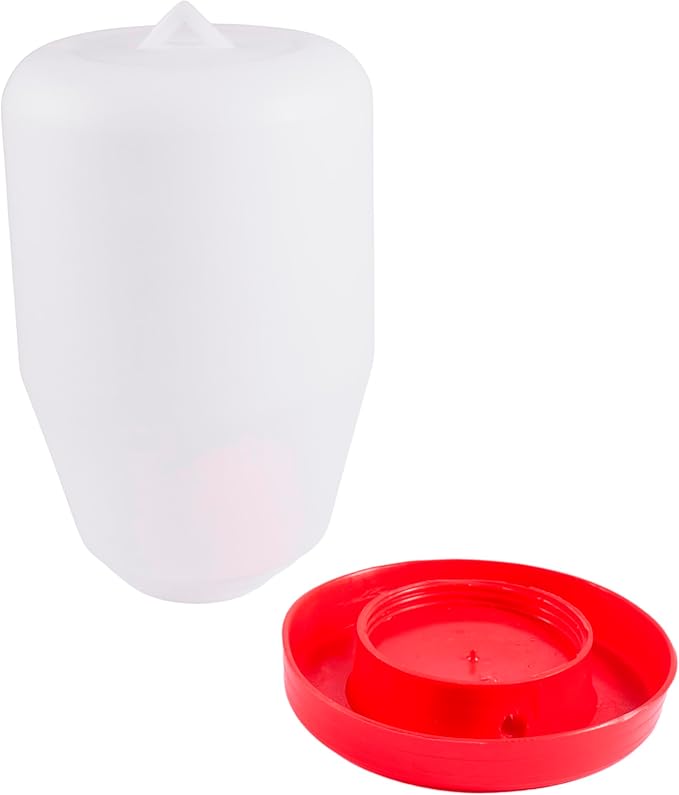 Plastic hanging waterer, 135 Oz. Chicken, pigeon, bird, rabbit, hamster, guinea pig, small pets.