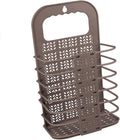 PRETYZOOM Wall-Mounted Fruit and Vegetable Storage Basket Multifunctional Plastic Feeder for Chickens Punch-Free Design for Organizing Produce and Laundry