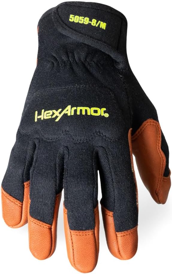 HexArmor High-Heat Resistance HeatArmor Gloves| Impact Protection | A9 Level Cut-Resistant | Welding Work Glove