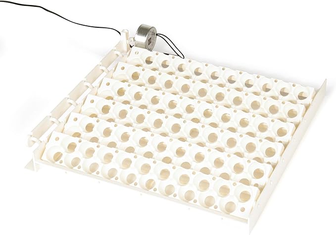 Farm Innovators 6 Pack Quail Rails - 20 Spot Small Egg Trays Only, Fits up to 120 Eggs Total - Compatible with Model 3200 Automatic Egg Turner