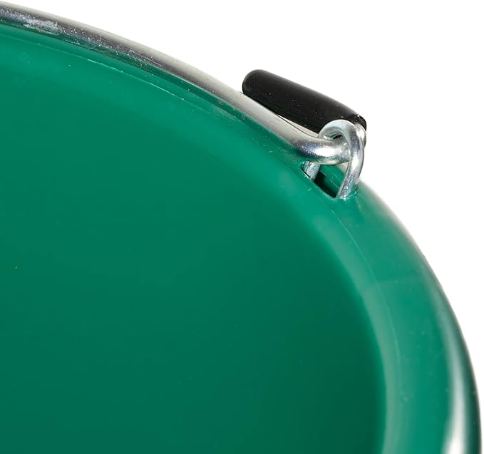 Farm Innovators FB-80 Heated Flat-Back Plastic Bucket, Hanging Water Bucket with Built-in Thermostat and 70W Cord, 3 Gallons
