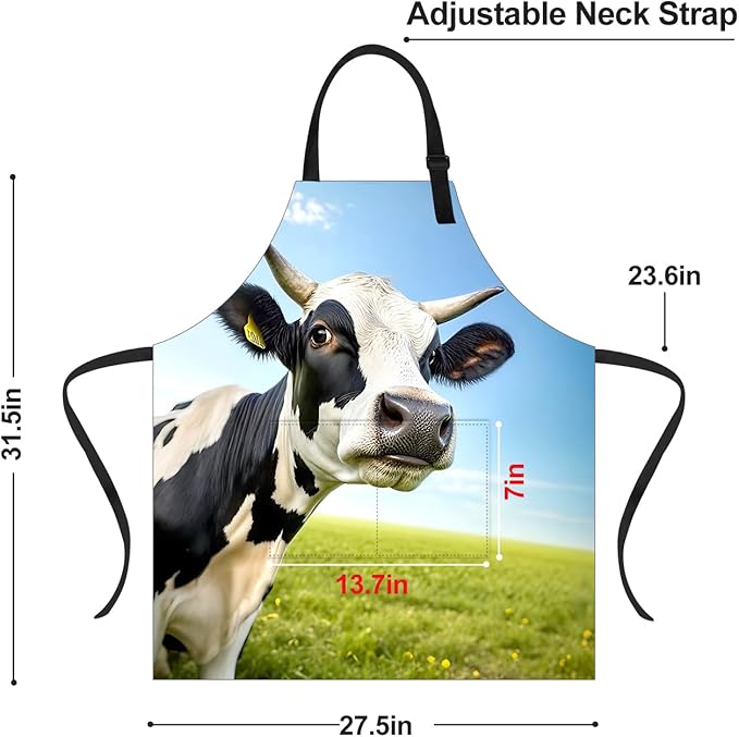 Apron Adjustable Waterproof with Two Deep Pockets Wowen men for Summer BBQ Pool Parties & Resorts
