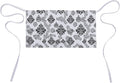 Unisex Chef Waiter Apron Waist Half Short Serving Aprons with 3 Pockets